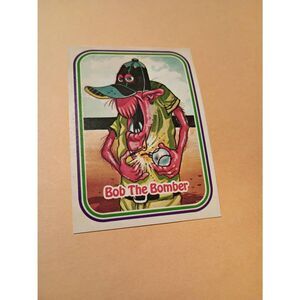 1988 Leaf Awesome All Stars Trading Card 21 Bob the Bomber Baseball Parody